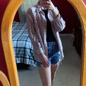 Eddie Bauer button down flannel top